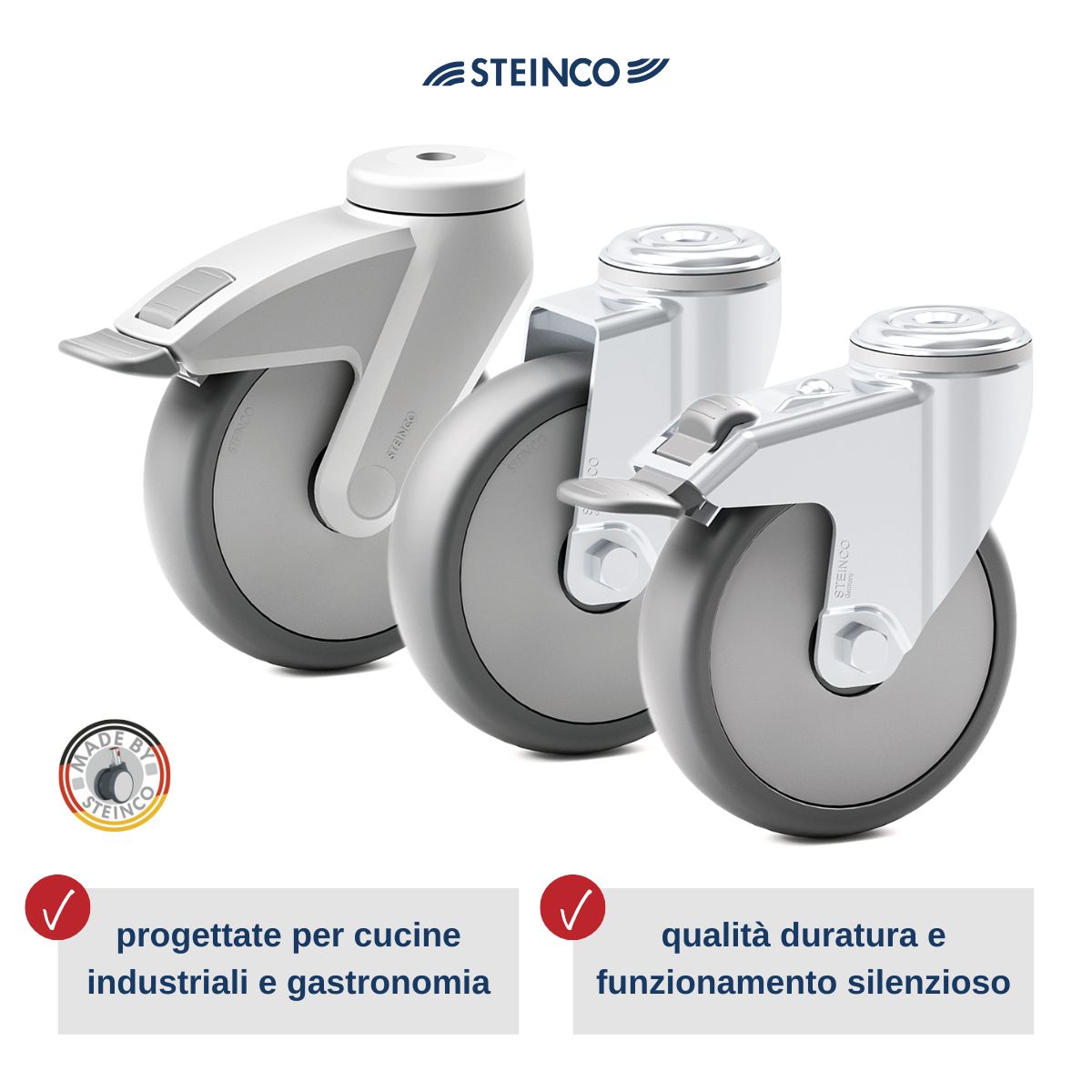 Carrelli in Acciaio Inox per Cucine