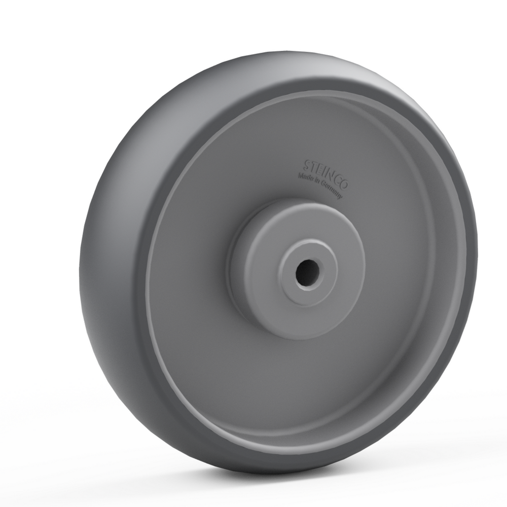 UPA00V, , ∅ 125 mm, Plain bearing, TPE, 